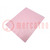 Protection bag; ESD; L: 375mm; W: 300mm; Thk: 55um; polyetylene; pink