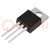 Transistor: N-MOSFET; unipolaire; 55V; 31A; 93W; TO220AB