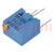 Potentiometer: für den Einbau; multiturn; 500Ω; 250mW; ±10%; T63YB