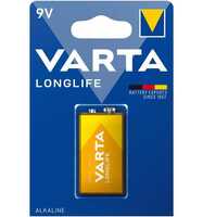 VARTA Batterie LONGLIFE 9V E-Block, 1-er Bli.