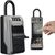 Produktbild zu MASTER LOCK Schlüsselsafe 5480 EURD mit abnehmbarem Bügel, schwarz/grau