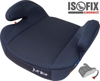 PETEX 44430804 MAX PLUS 151 REHAUSSEUR POUR ENFANT AVEC ISOFIX, HDPE CONFORME À LA NORME ECE R44/04 NOIR