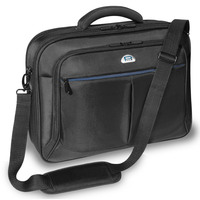 PEDEA Laptoptasche 15,6 Zoll (39,6 cm) PREMIUM Notebook Umhängetasche mit Schultergurt, schwarz