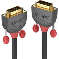 LINDY DVI-D Single Link Kabel Anthra Line 25m
