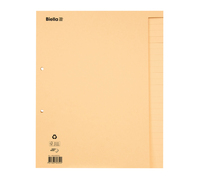 Biella 46442600U Tab-Register Leerer Registerindex Karton Braun