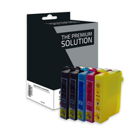 The Premium Solution B8E44B/CLXL cartouche d'encre 5 pièce(s) Compatible Noir, Cyan, Magenta, Jaune