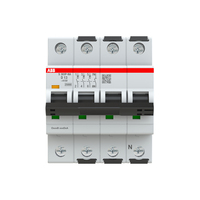 ABB S303P-D13NA circuit breaker Miniature circuit breaker Type D 3+N