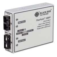 Black Box LMC250AE hálózati média konverter 100 Mbit/s 1300 nm Multi-mode