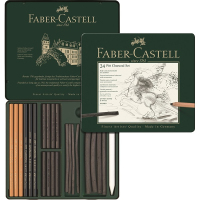 Faber-Castell PITT fusain 24 pièce(s) Anthracite