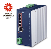 PLANET BSP-360 netwerk-switch Managed Gigabit Ethernet (10/100/1000) Power over Ethernet (PoE) Blauw, Wit