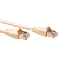 ACT IB7010 Netzwerkkabel Elfenbein 10 m Cat5e SF/UTP (S-FTP)