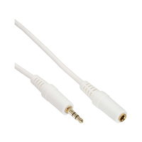 InLine 99937W audio kabel 10 m 3.5mm Wit