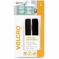 Velcro VEL-EC60411 klittenband Zwart 2 stuk(s)