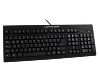 LC-Power BK-902 keyboard USB QWERTZ German Black