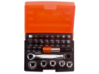 Bahco Bit set with bits,sockets,bit-ratchet and adapters