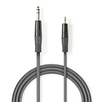 Nedis COTH23205GY30 cable de audio 3 m 6,35mm 3,5mm Gris