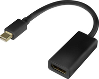 Renkforce RF-4229013 video kabel adapter 0,2 m Mini DisplayPort HDMI Zwart