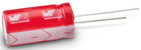 Würth Elektronik elettrolitico WCAP-ATLI 860080474009 3.5 mm 180 µF 25 V 20 % (Ø x A) 8 mm x 11.5 mm 1 pz. condensatore Rosso Condensatore fisso Cilindrico DC