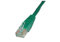 Cables Direct 0.5m Cat5e networking cable Green