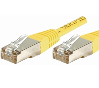 Dexlan 859565 Netzwerkkabel Gelb 2 m Cat6a S/FTP (S-STP)