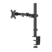 Hama 00118490 monitor mount / stand 81.3 cm (32") Black Desk