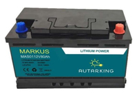 Autarking MAS0112V80AH Fahrzeugbatterie Lithium-Eisen-Phosphat (LiFePO4) 80 Ah 12,8 V Auto