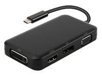 DLH DY-TU4880B adaptateur graphique USB 1920 x 1080 pixels Noir
