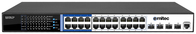 Ernitec ELECTRA-T24 network switch Managed L2/L3 Gigabit Ethernet (10/100/1000) Power over Ethernet (PoE) 1U Black