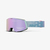 100% SNOWCRAFT Goggle Wintersportbrille Weiß Unisex Lavendel, Spiegel, Türkis Zylindrische (flache) Linse