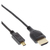 InLine 17555D HDMI kabel 0,5 m HDMI Type A (Standaard) HDMI Type D (Micro) Zwart