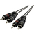 Schwaiger CIK5415 Audio-Kabel 1,5 m 2 x RCA Schwarz