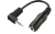 Schwaiger KHA4250 533 Audio-Kabel 0,2 m 2.5mm 3.5mm Schwarz