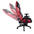 Konix Drakkar 78441117724 gamer szék PC gamer szék Párnázott ülés Fekete, Vörös