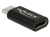 DeLOCK 65697 Kabeladapter USB Type-C USB Typ-C Schwarz