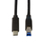 LogiLink CU0162 câble USB 1 m USB 3.2 Gen 1 (3.1 Gen 1) USB C USB B Noir
