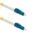 Qoltec 54323 fibre optic cable 0.5 m LC Yellow