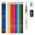 Staedtler 146 10C crayon de couleur Noir, Bleu, Bordeaux, Marron, Vert, Bleu clair, Vert clair, Mauve, Orange, Pêche, Rouge, Jaune 15 pièce(s)