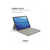 Logitech Combo Touch Custodia con Tastiera per iPad Pro 12,9 pollici (5a gen - 2021) - Tastiera Retroilluminata Rimovibile, Trackpad Click-Anywhere, Smart Connector -Sabbia