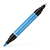 Faber-Castell Pitt Artist Pen Dual Marker fijnschrijver Fijn/medium Blauw