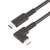 StarTech.com 50cm Haakse USB-C Kabel, Rugged, USB 3.2 Gen 2 (10 Gbps), USB C naar C Data transfer Kabel met Rechte Hoek, 4K 60Hz DP Alt Mode, 100W Power Delivery, USB Type-C Kabel