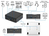 eSTUFF GLB232002 laptop dock & poortreplicator Bedraad USB 3.2 Gen 1 (3.1 Gen 1) Type-C Zwart