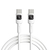 Techly ICOC-MUSB20-C60W2 USB-kabel 2 m USB 2.0 USB C Wit