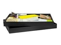 Schachtel schwarz 33,6x45x4cm Aufbewahrungsbox, Karton, A3