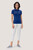Damen Poloshirt MIKRALINAR®, ultramarinblau, S - ultramarinblau | S: Detailansicht 6
