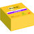 Kostka samoprzylepna POST-IT® Super Sticky (2028-S), 76x76mm, 1x350 kart., ultra żółta