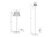 SET Akku Stehlampe 123cm & Tischleuchte 39cm für Outdoor kabellos Grün