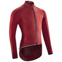 Men's Long-sleeved Road Cycling Winter Jacket Racer Extreme - Burgundy - 2XL