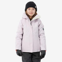 Girls' High Resistance Long Snowboard Jacket - Snb 500 - Pink - 12 Years