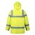 RS PRO Unisex Warnschutzjacke Wasserdicht, Polyester Gelb, Größe XL