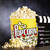 Relaxdays Popcorn Eimer, 6er Set, Popcorn Behälter Kunststoff, wiederverwendbar, 2,8 l, Retro Popcornbecher, gelb